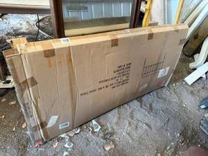 lot 67 image: New White Full Size Headboard