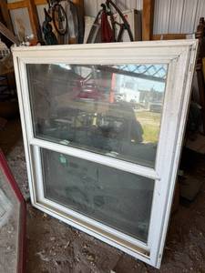 lot 74 image: Vinyl Slider Window - 42 x 48