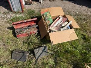 lot 91 image: Plumbing Supplies, Toolbox & Tools & Tire Stops