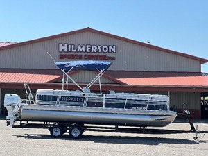 lot 1 image: 2023 FOREST RIVER NEPALLO 24ST TRITOON PONTOON W140 SUZUKI