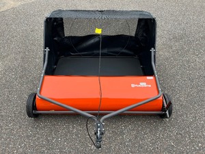 lot 12 image: BRAND NEW 52 HUSQVARNA PULL BEHIND LAWN SWEEPER NO RESERVE