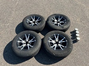 lot 19 image: SET OF 4 USED WHEELSTIRES ST20575R15