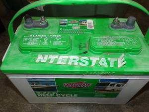lot 103 image: Interstate Marine  RV Deep Cycle Battery