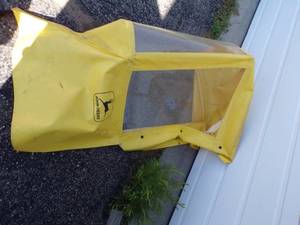 lot 12 image: John Deere Snow Blower Wind Protector