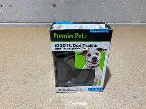 lot 233 image: Premier Pet 1000 ft. Dog Trainer with Rechargeable Battery