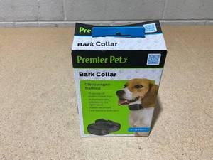 lot 275 image: Premier Pet Bark Collar Discourages Barking for All Size Dogs, Adjustable, Water Resistant
