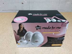 lot 25 image: Tommee Tippee Made for Me Double Electric Wearable Breast Pump