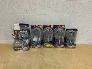 lot 318 image: Lot Of 5 Waterpik PowerPulse Shower Heads