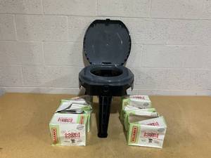 lot 339 image: Reliance Fold-To-Go Collapsible Toilet