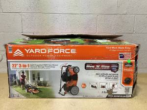 lot 423 image: Yardforce 22 3-In-1 Self-Propelled Gas Mower