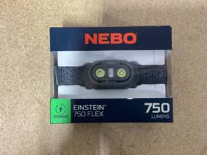 lot 449 image: NEBO Einstein 750 Lumen LED Gray Flex Headlamp