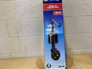 lot 498 image: Bass Pro Shop 1,200lbs Marine Swing-Up Trailer Jack