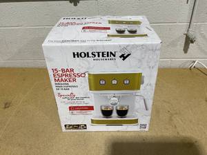 lot 112 image: Holstein 15-Bar Espresso Maker - Coffee Machine