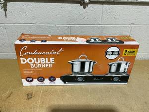 lot 151 image: Continental Electric Double Burner Dual 750 Watts
