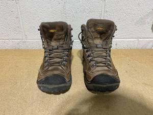 lot 174 image: Keen Mens KEEN Durand II Mid Waterproof Hiking Boots- Size 9.5
