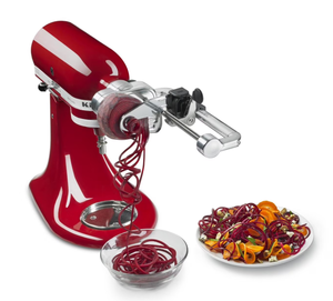 lot 35 image: KitchenAid 7 Blade Spiralizer Plus with Peel, Core and Slice (KSM2APC)