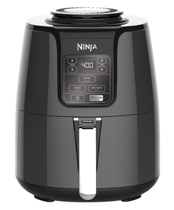 lot 61 image: Ninja 4 Qt Air Fryer, Nonstick Basket with Crisper Plate, 1550 Watts