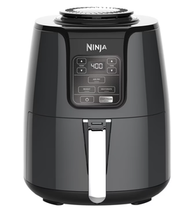 lot 63 image: Ninja 4 Qt Air Fryer, Nonstick Basket with Crisper Plate, 1550 Watts