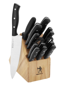 lot 66 image: 15PCS Henckels Everpoint Triple Rivet Stainless Steel Knife Block Set