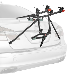 lot 142 image: Allen Sports Deluxe 2-Bicycle Trunk Mounted Bike Rack Carrier