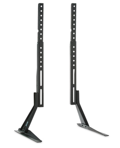 lot 154 image: onn Tabletop TV Stand for 37 to 70 TVs, Holds up to 110 lbs