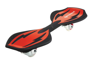 lot 177 image: Razor RipStik Ripster Caster Board - Red, 2 Wheel Pivoting Skateboard with 68mm 360-Degree Casters
