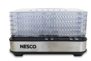 lot 183 image: NESCO 5 Clear Tray Rectangular Dehydrator with Digital Timer