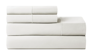 lot 261 image: 4PCS King Size Hotel Style 600 Thread Count White Egyptian Cotton Adult Bed Sheet Set