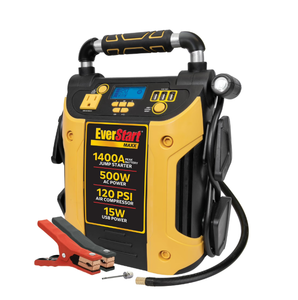 lot 202 image: EverStart Maxx J5CPDE 1400 Peak Amps Jump Starter, Power Station, 500W Inverter, 120 PSI Compressor