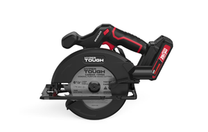 lot 217 image: Hyper Tough 20V 6.5in. Brushless Circular Saw, with 2.0Ah Battery Pack and Standard Charger