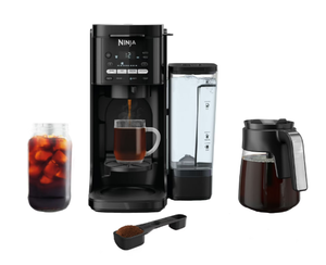 lot 330 image: Ninja DualBrew Grounds & Pods Hot & Iced Coffee Maker with Rapid Cold Brew