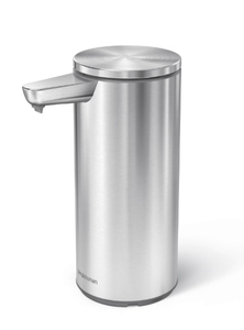 lot 335 image: simplehuman 14 oz. Touch-Free Automatic Rechargeable Sensor Liquid Soap Dispenser