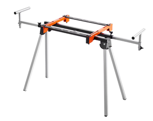 lot 405 image: VEVOR Miter Saw Stand, 300lbs Load Capacity Steel Collapsible Stand