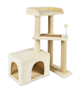 lot 420 image: Vibrant Life 31inch High Cat Condo with Lookout Tower