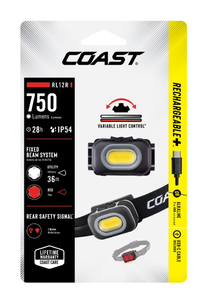 lot 456 image: COAST RL12R Rechargeable Headlamp