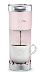 lot 481 image: Keurig K-Mini Plus Single Serve K-Cup Pod Coffee Maker, Dusty Rose