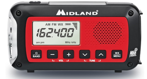 lot 355 image: Midland ER40 Emergency Crank Weather Alert Radio wFlashlight