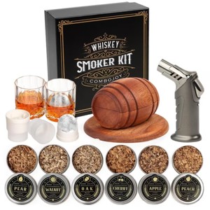 lot 378 image: Oak&Forge Whiskey Smoker Kit with Torch
