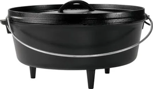 lot 167 image: Lodge 4Qt Cast Iron Camp Dutch Oven