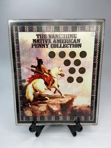 lot 7 image: 10pc Indian Head Cent Collection in Frame