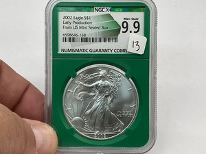 lot 13 image: 2002 NGCx ASE MS9.9