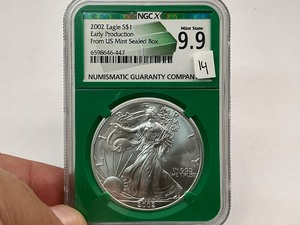 lot 14 image: 2002 NGCx ASE MS9.9