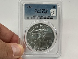 lot 18 image: 2004 PCGS ASE MS69
