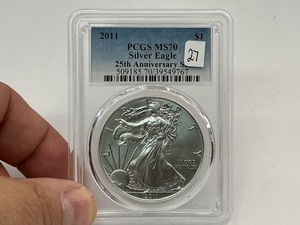 lot 27 image: 2011 PCGS ASE MS70