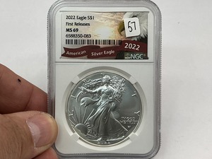 lot 57 image: 2022 NGC ASE MS69