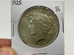 lot 88 image: 1925 Silver Peace Dollar