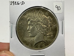 lot 90 image: 1926-D Silver Peace Dollar