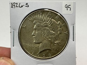 lot 95 image: 1926-S Silver Peace Dollar