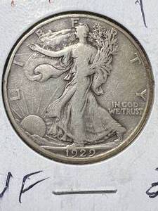 1929-D US WALKING LIBERTY HALF DOLLAR