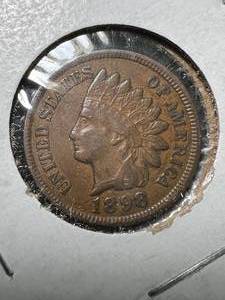 lot 19 image: 1898 US INDIAN HEAD CENT AU